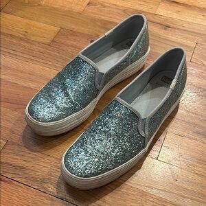 Keds Sparkly Slip-On Sneakers